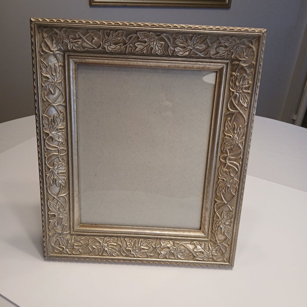 Vintage Jennifer Moore ORNATE Silver-Tone 8 x 10 FRAME